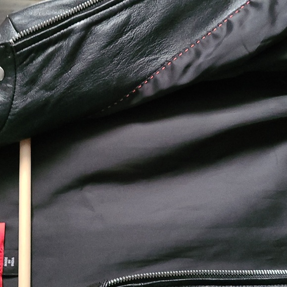 Motor Leather Jeacket - Picture 5 of 7
